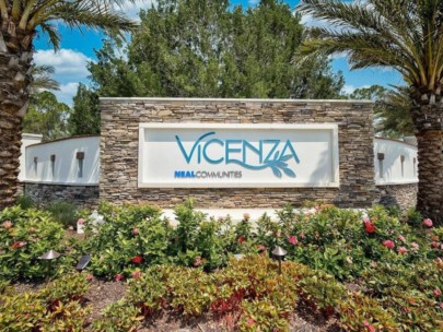 Vicenza Homes in Venice, FL - Entrance Sign