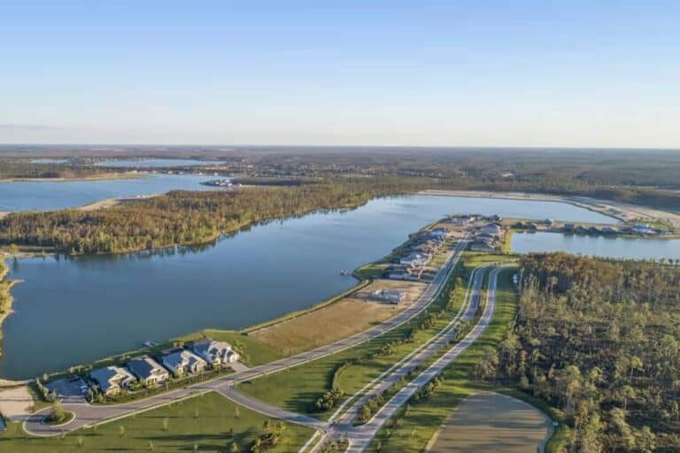 Wild Blue Homes in Lakewood Ranch, FL - Community Aerial