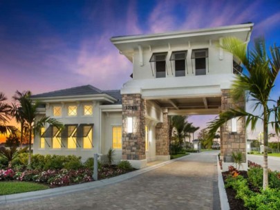 Wild Blue Homes in Lakewood Ranch, FL - Gated Entrance