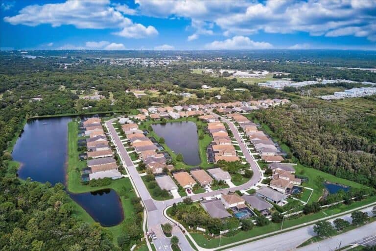 Windwood Homes in Venice, FL - Community Aerial