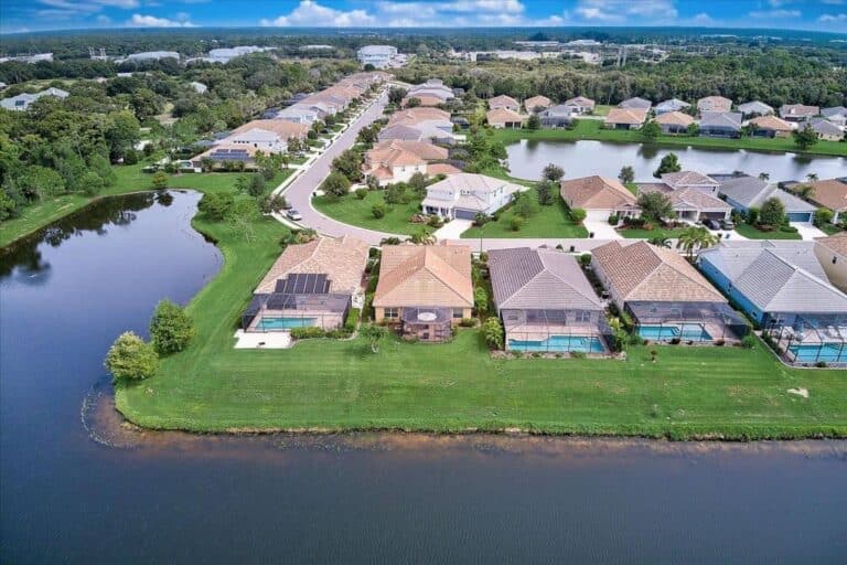 Windwood Homes in Venice, FL - Community Aerial