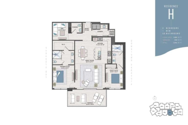 Bayso Condos Floor Plan - H