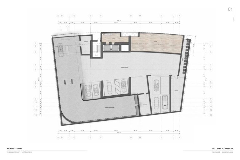 Obsidian Condos Sarasota Floor Plan - Level 1