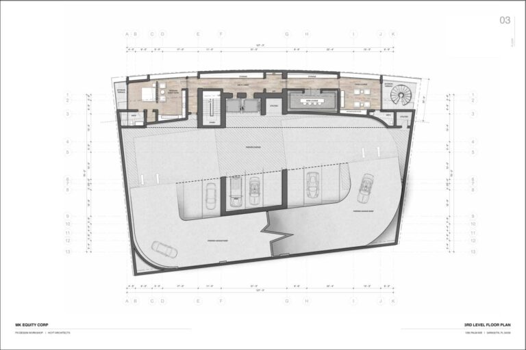 Obsidian Condos Sarasota Floor Plan - Level 3