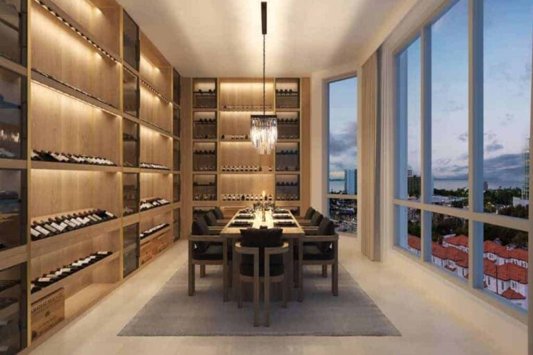 Edge Condos in Downtown Sarasota, FL. - Wine Room