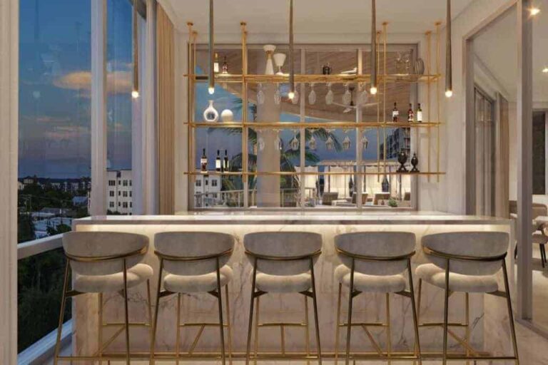 Edge Condos in Downtown Sarasota, FL. - Bar Counter