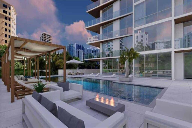 Evolution Condos in Downtown Sarasota, FL - Pool
