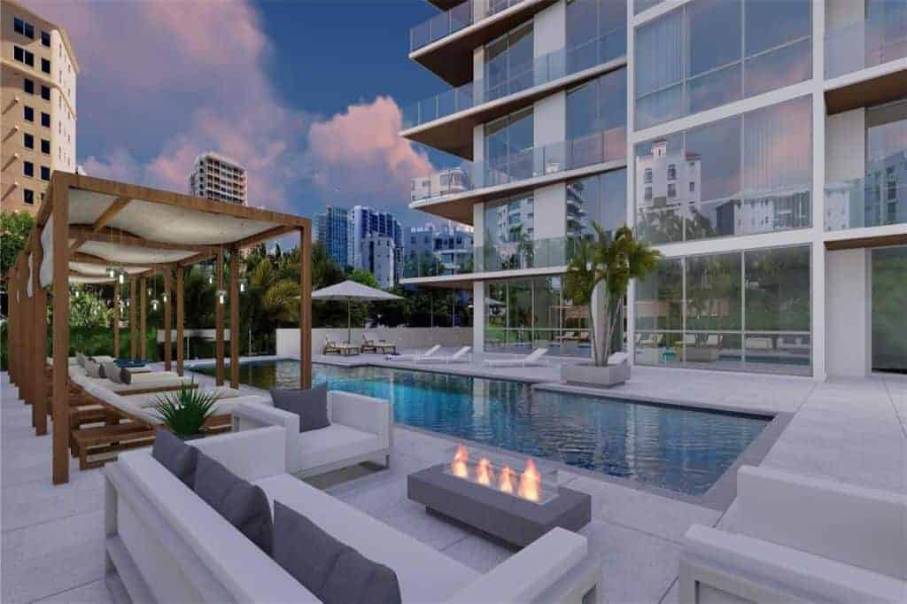 Evolution Condos in Downtown Sarasota, FL - Pool