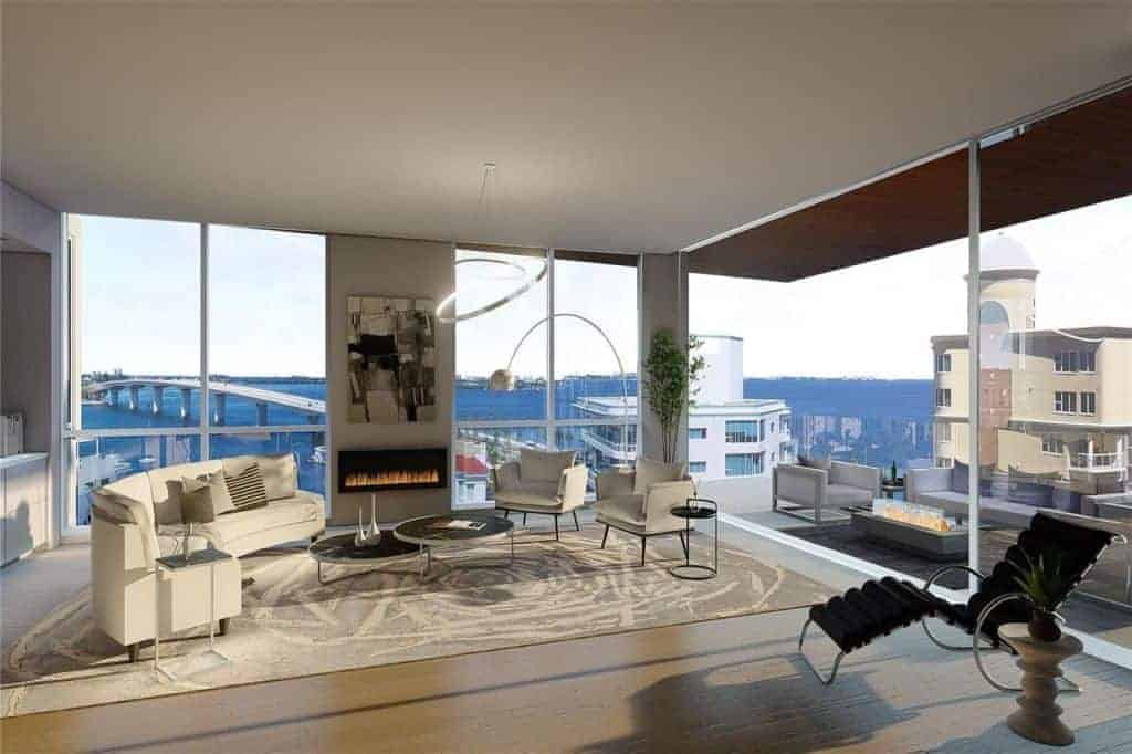 Evolution Condos in Downtown Sarasota, FL - City and Water View