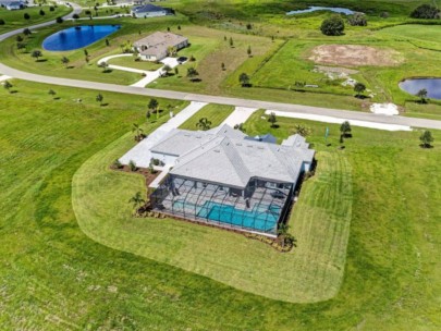 Hampton Lakes Homes in Sarasota, FL. - Aerial of House