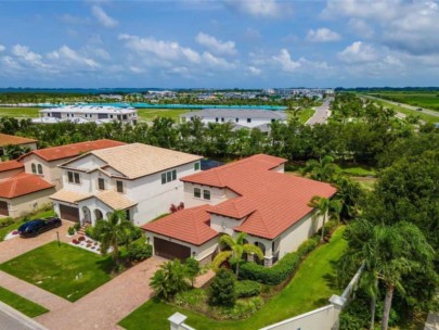 Legends Bay Homes in Bradenton FL - Aerial of houses