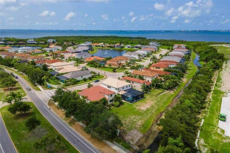 Legends Bay Homes in Bradenton FL - Aerial