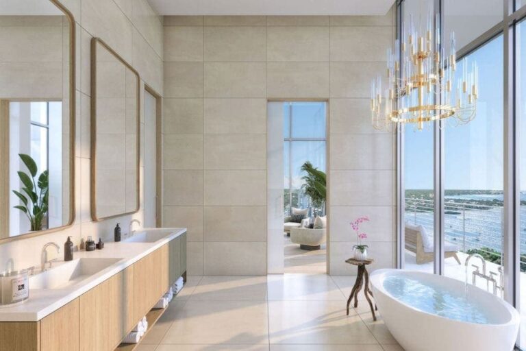 Obsidian Condos in Downtown Sarasota, FL. - Bathroom