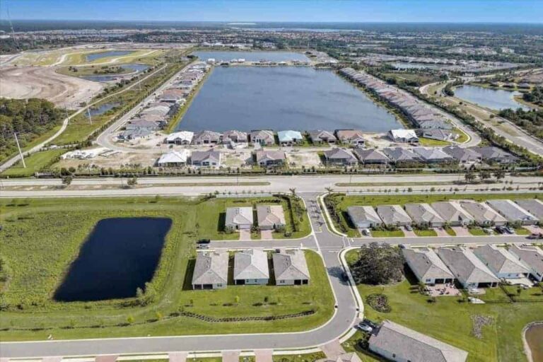 Palencia Homes in Venice, FL - Aerial