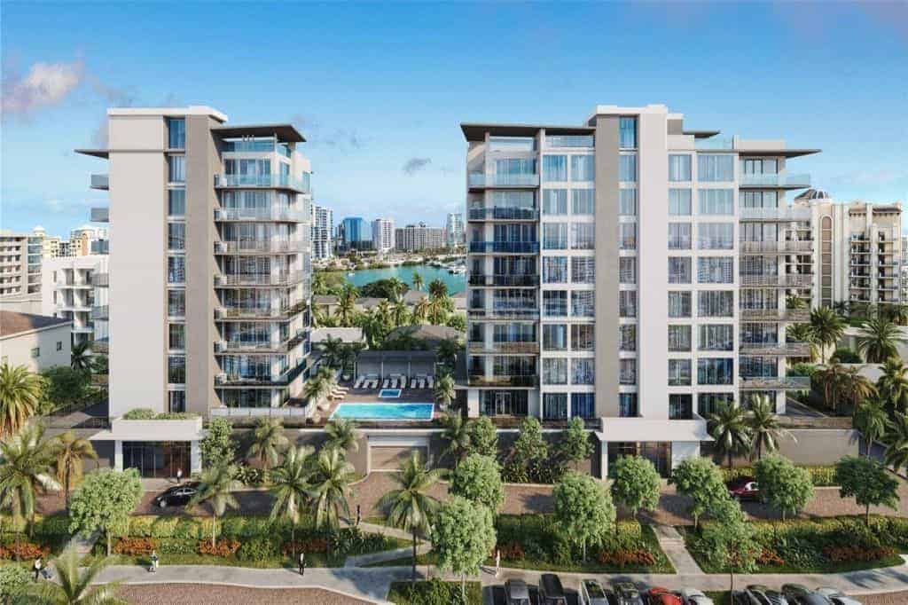 Peninsula Condos in downtown Sarasota, FL - Building