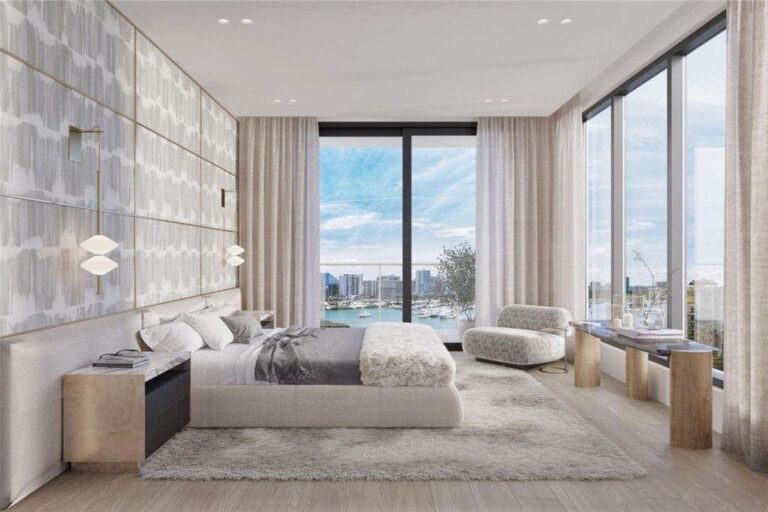 Peninsula Condos in downtown Sarasota, FL - Bedroom