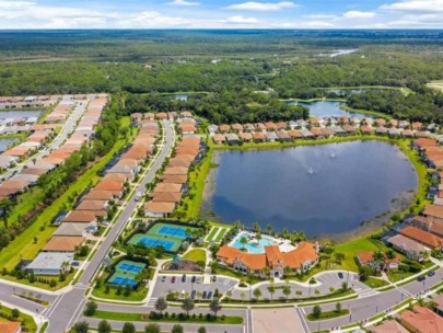 Renaissance Homes in Venice, FL. - Amenity Center Aerial