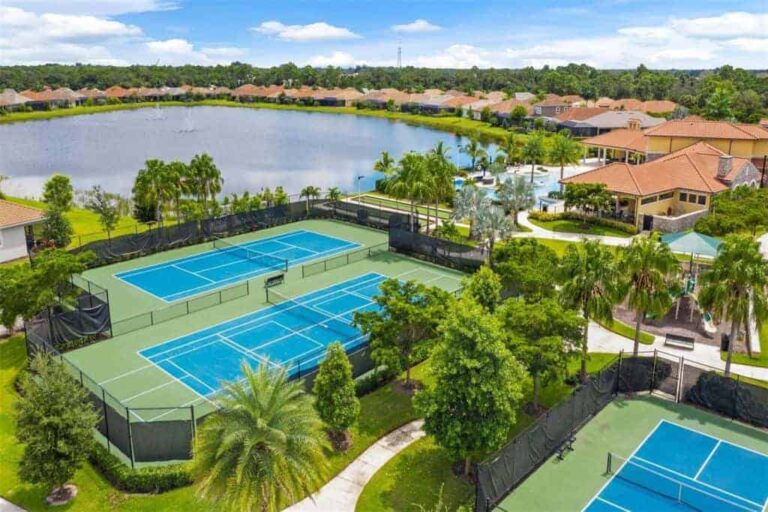 Renaissance Homes in Venice, FL. - Amenity Center Aerial