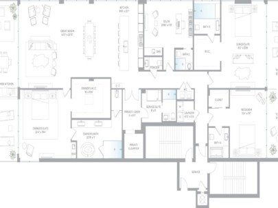 Sage Condos in Longboat Key, FL. - Floor Plan A