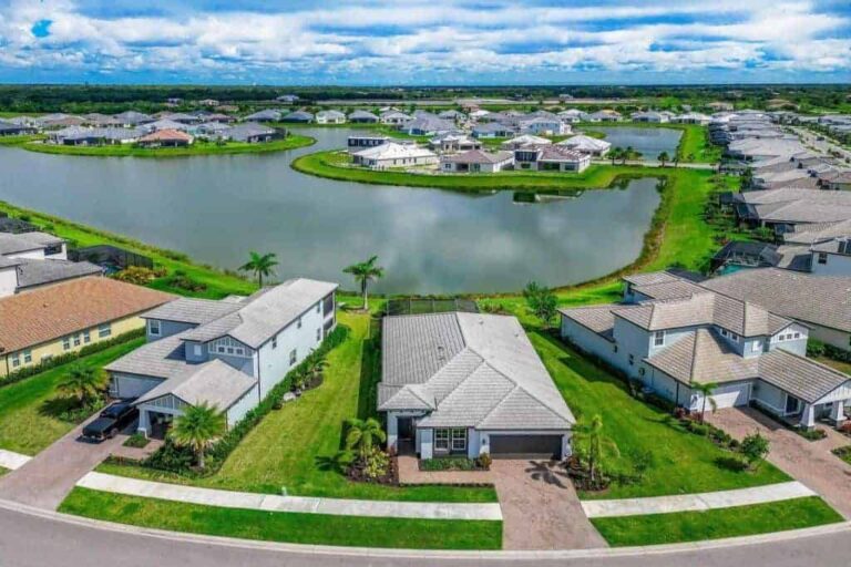 Worthington Homes in Sarasota, FL - Home Aerial View