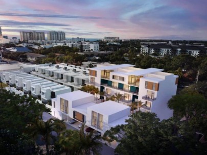 Zahrada Condos in Downtown Sarasota FL - Building Aerial