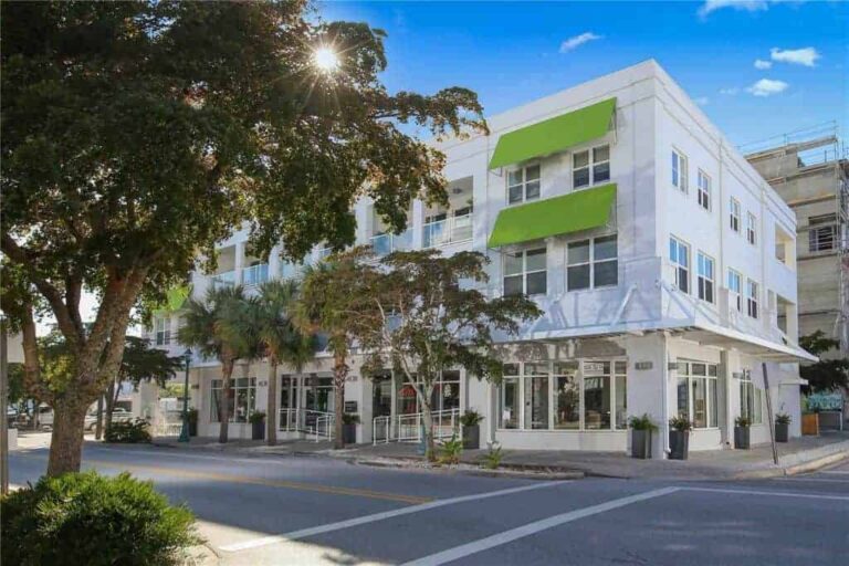 Zahrada Condos in Downtown Sarasota FL - Aerial