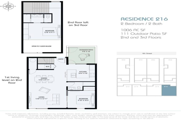 Zahrada Condos in Downtown Sarasota, FL - Floor Plan 216