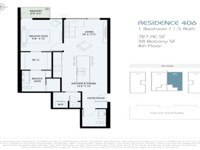 Zahrada Condos in Downtown Sarasota, FL - Floor Plan 406