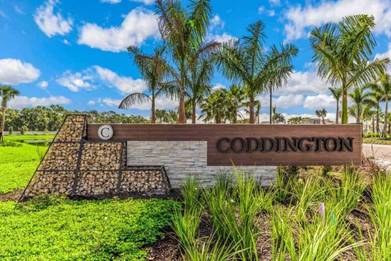 Coddington Homes in Bradenton FL - Entrance Sign