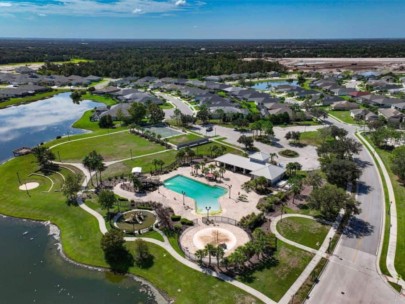 Cross Creek Homes For Sale in Parrish, FL. - Clubhouse Aerial