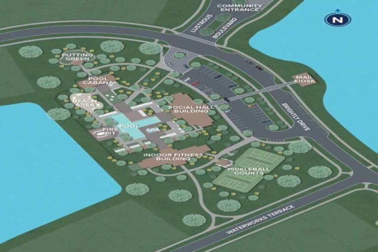 Everly Homes in Venice, FL - Site Plan