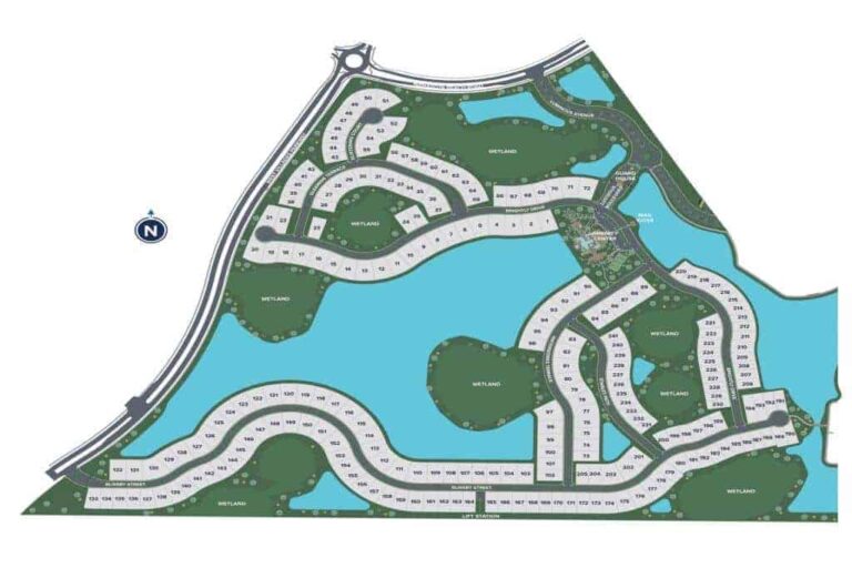 Everly Homes in Venice, FL - Site Plan
