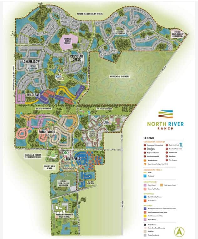 North River Ranch -  Parrish FL site plan