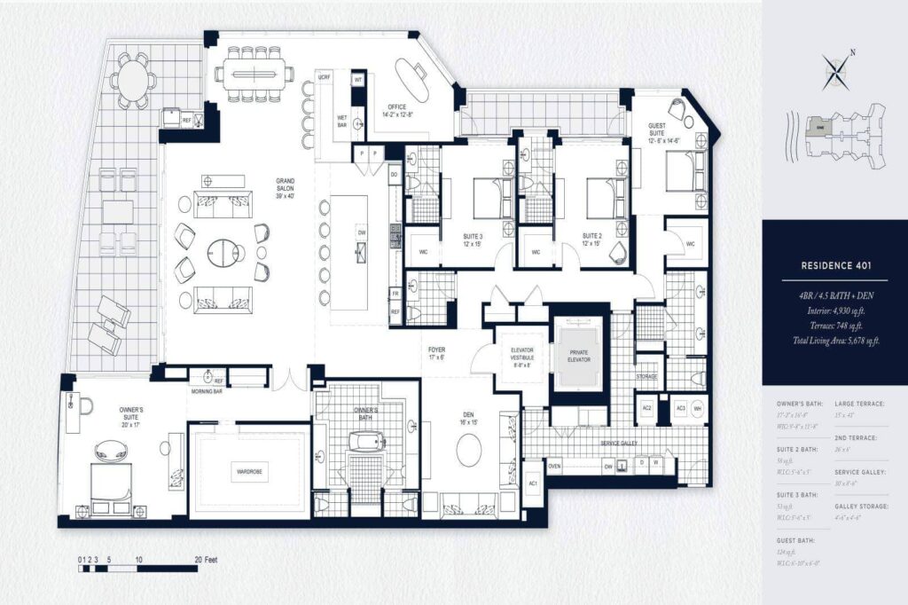 Rosewood Residences Condos - Floor Plan Unit 1