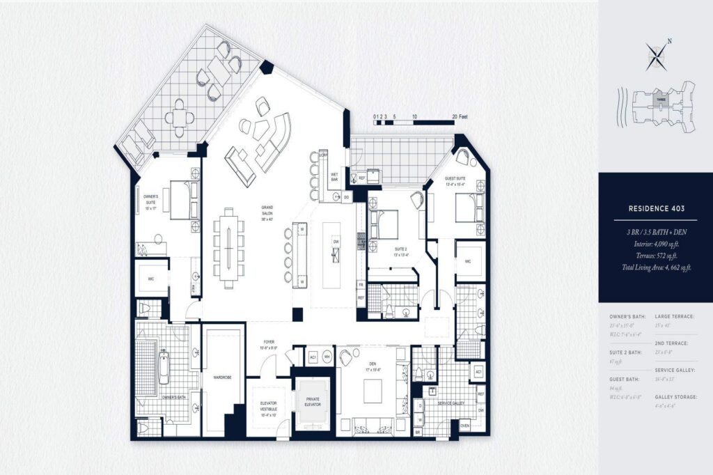 Rosewood Residences Condos - Floor Plan Unit 3