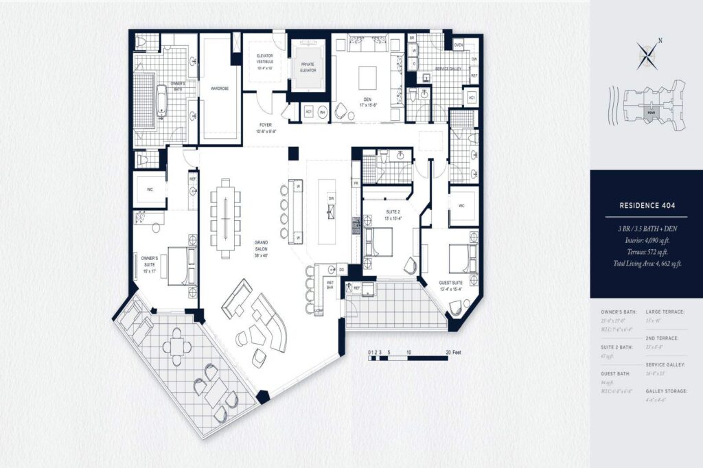 Rosewood Residences Condos - Floor Plan Unit 4