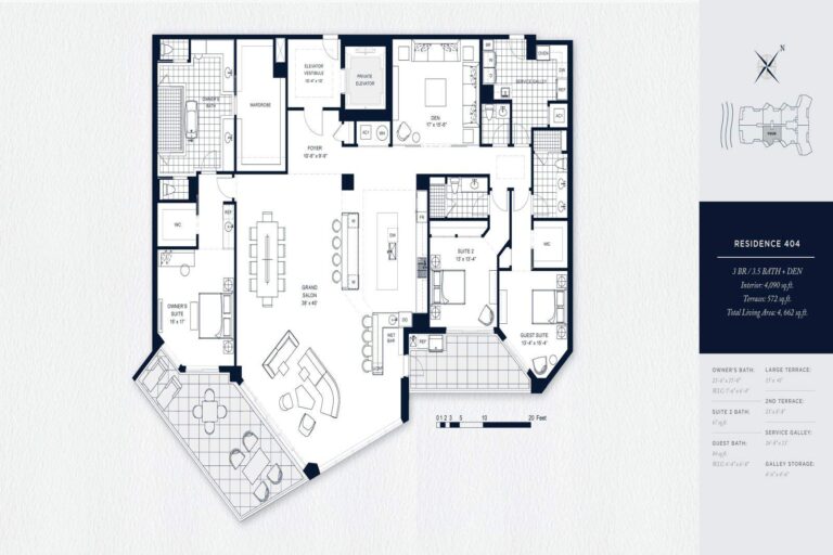 Rosewood Residences Condos - Floor Plan Unit 4