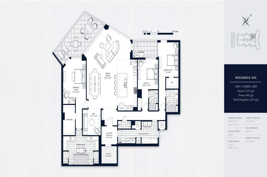 Rosewood Residences Condos - Floor Plan Unit 5