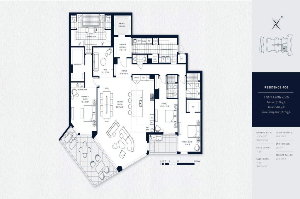 Rosewood Residences Condos - Floor Plan Unit 6