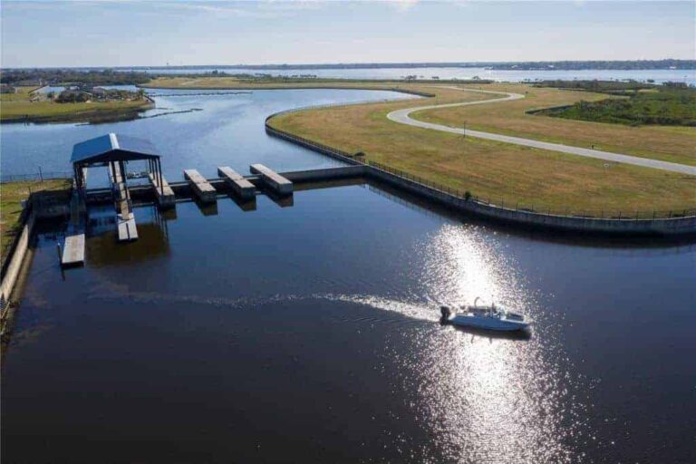 Sanctuary Cove Homes in Palmetto, FL. - Manatee River Aerial