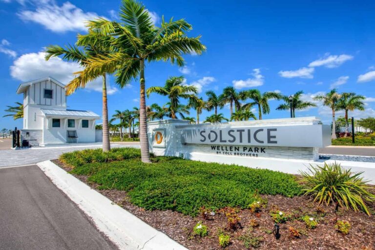 Solstice Homes in Venice, FL. - Entrance Sign