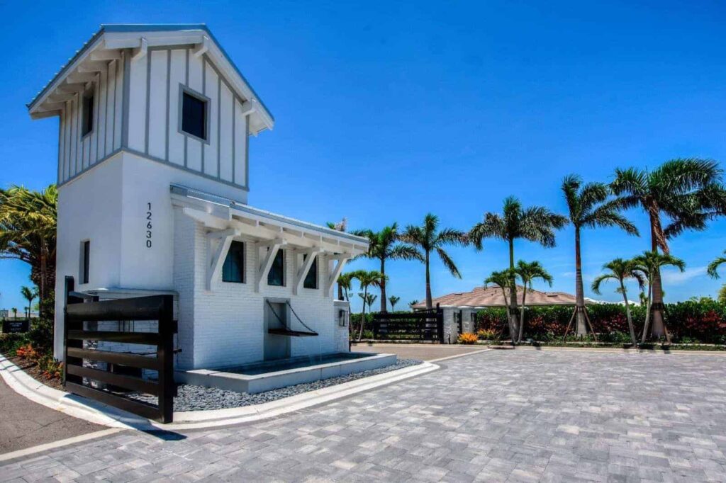 Solstice Homes in Venice, FL. - Entrance