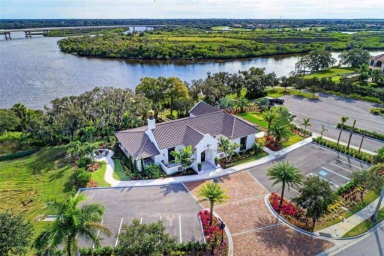 The Islands on the Manatee River Homes in Parrish, FL. - Clubhouse Aerial