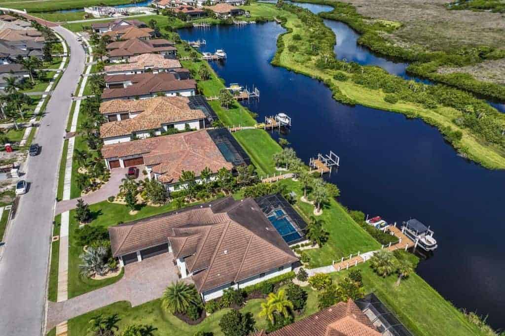 The Islands on the Manatee River Homes in Parrish, FL. - Community Aerial