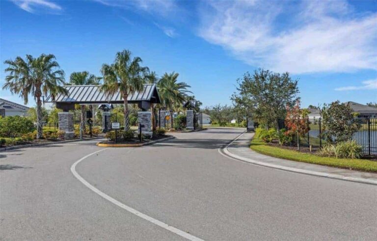 Reserve at Twin Rivers Homes in Parrish, FL- Gate Entrance