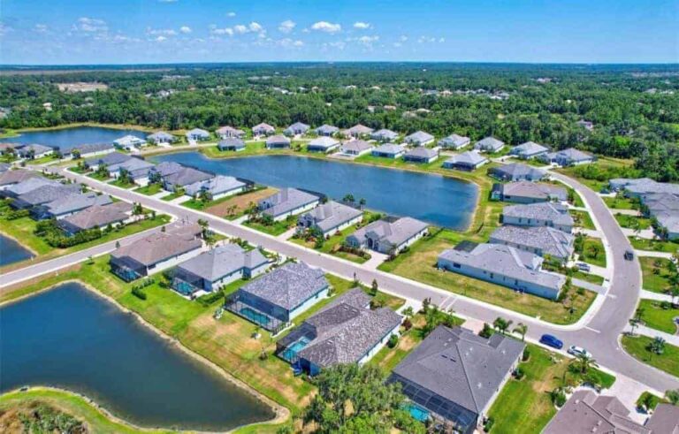 Reserve at Twin Rivers Homes in Parrish, FL- Community Aerial
