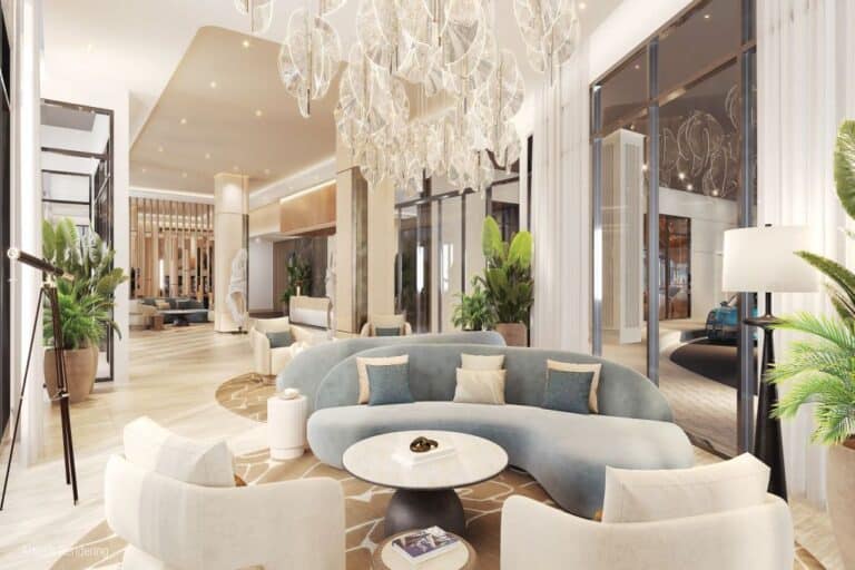 1000 Blvd of the Arts Condos in Sarasota, FL - Arrival Lobby