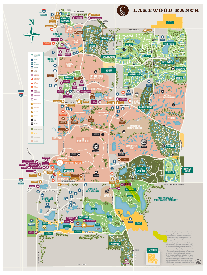 Lakewood Ranch Communities Map - 2026