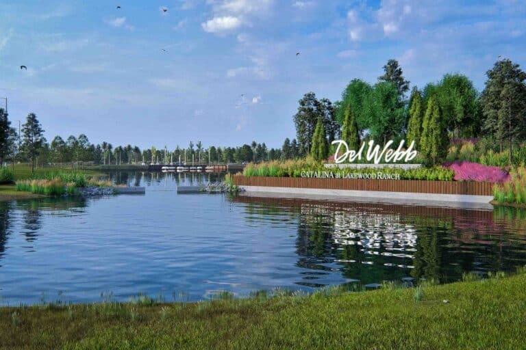 Del Webb Catalina Homes in Lakewood Ranch, FL - Entrance Sign