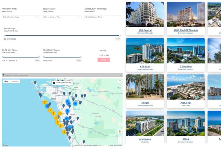 Sarasota Condo Community Finder Search Tool